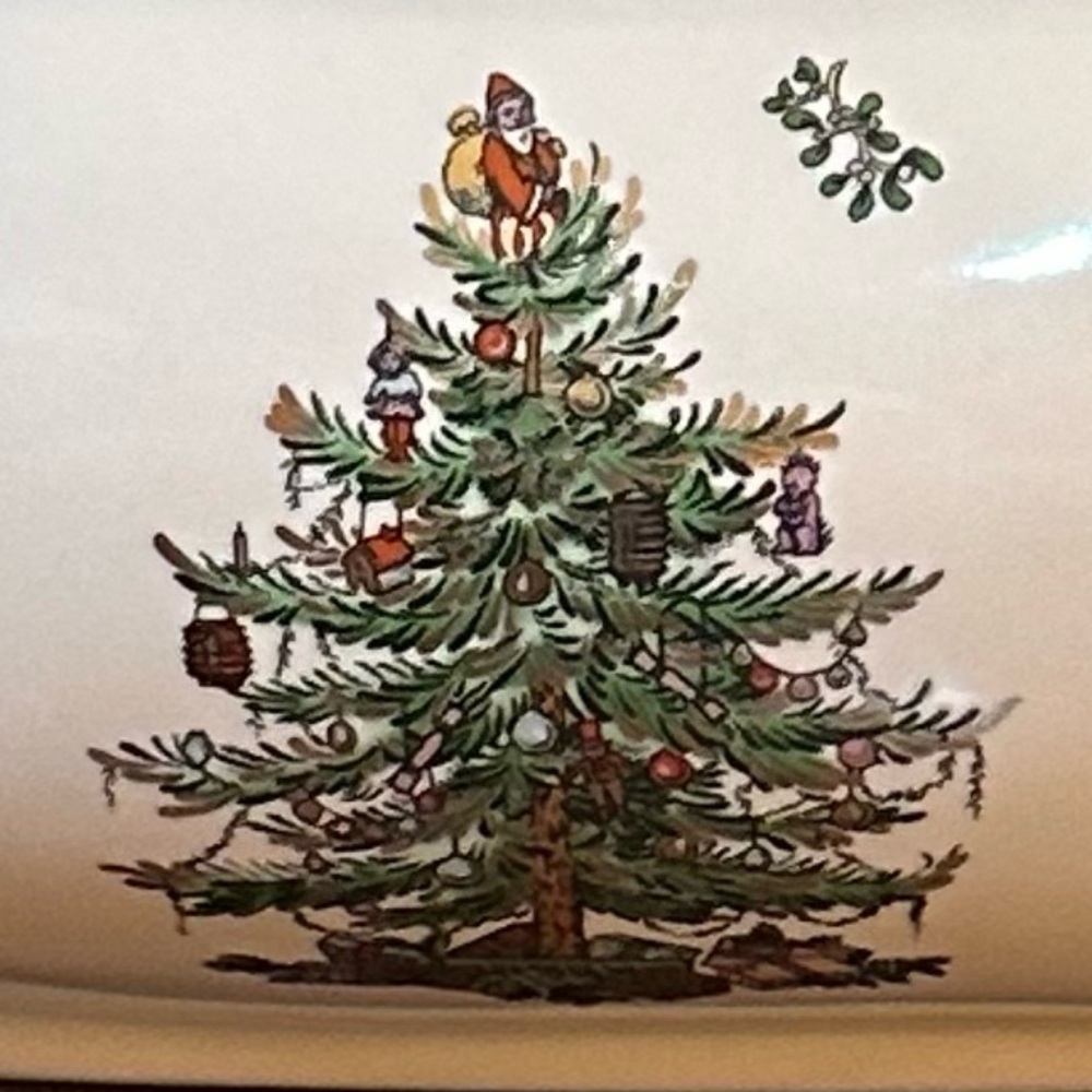 🎄🌟4xHP🌟VTG Spode of England Christmas Tree Gold Teapot - Picture 3 of 16